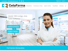 Tablet Screenshot of cetafarma.com
